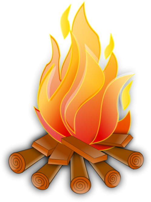 Fire Camp Theme Clipart Free - Fire Clipart (712x800), Png Download
