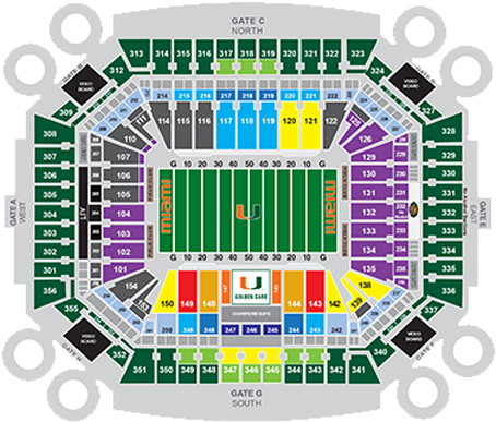 Pittsburgh Panthers Football At Miami Hurricanes Football - Hard Rock Stadium (500x500), Png Download