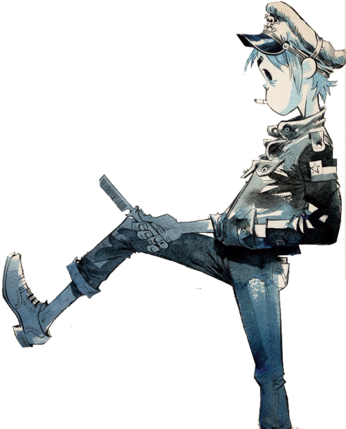 Tumblr Nk59zlsufw1rs4kcgo1 500 - Jamie Hewlett Art (500x619), Png Download