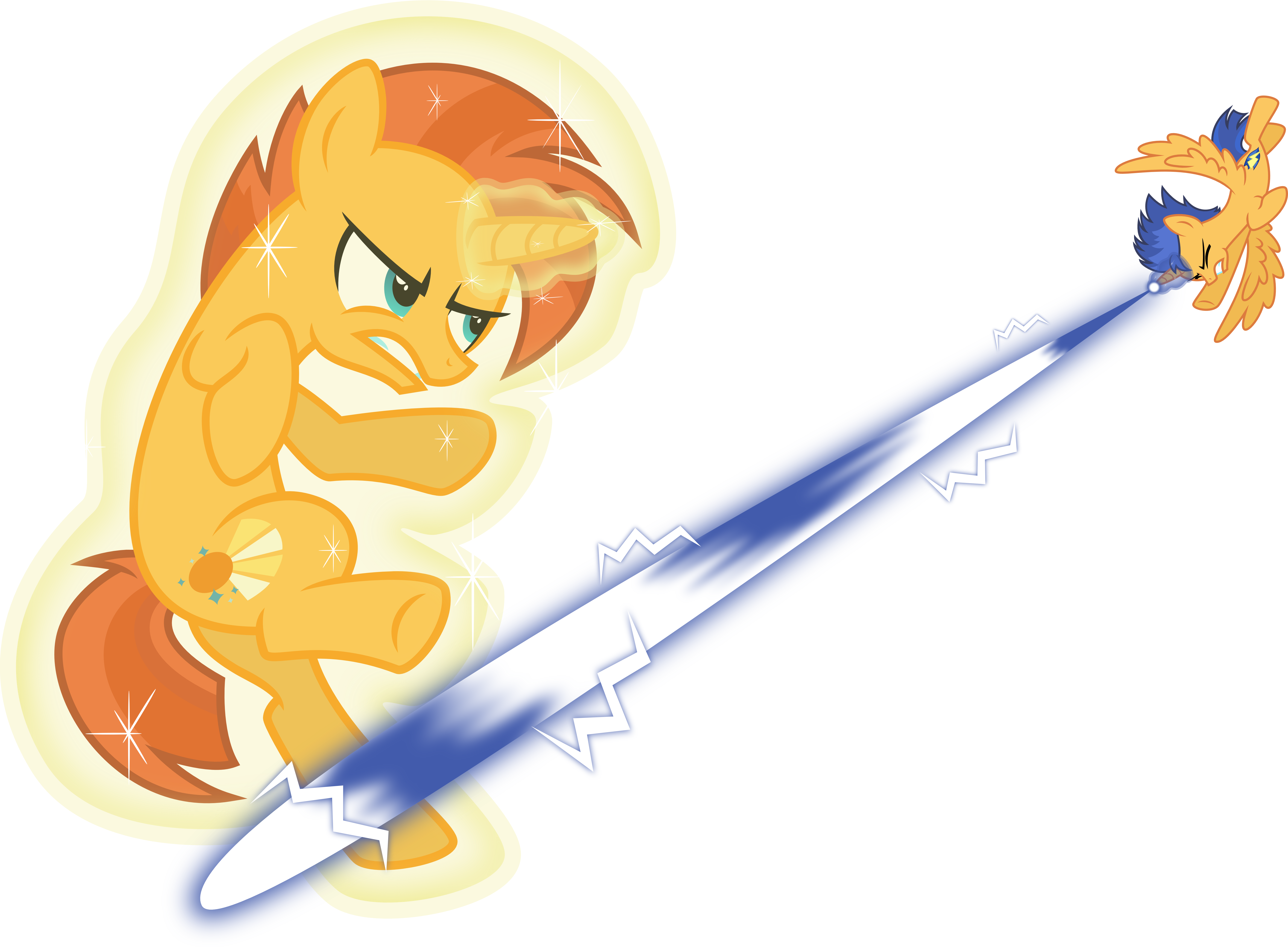 Twilight Sparkle Rainbow Dash Rarity Sunset Shimmer - Mlp Sunburst Cutie Mark (5999x4410), Png Download