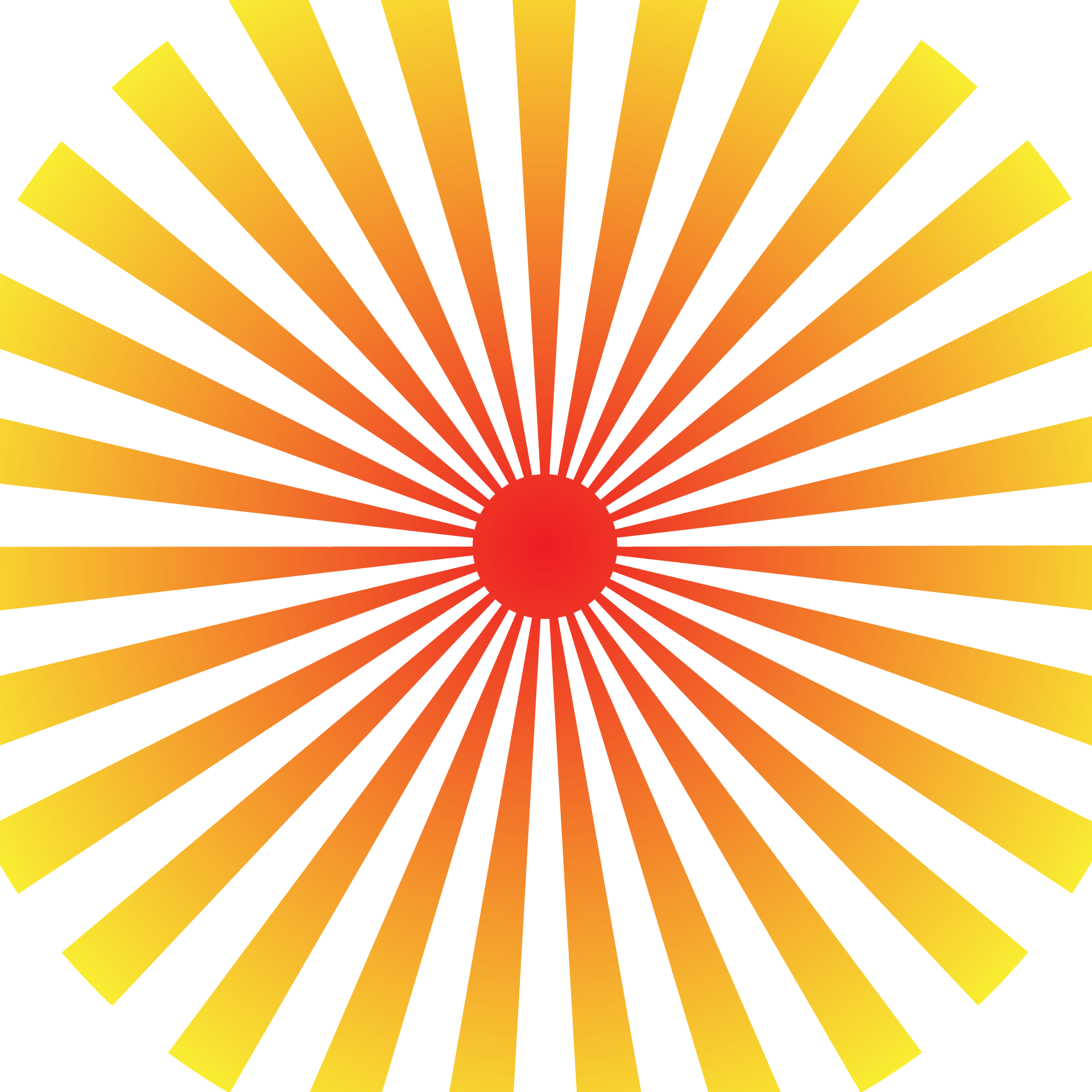 Sun-burst - Circle (1920x1920), Png Download