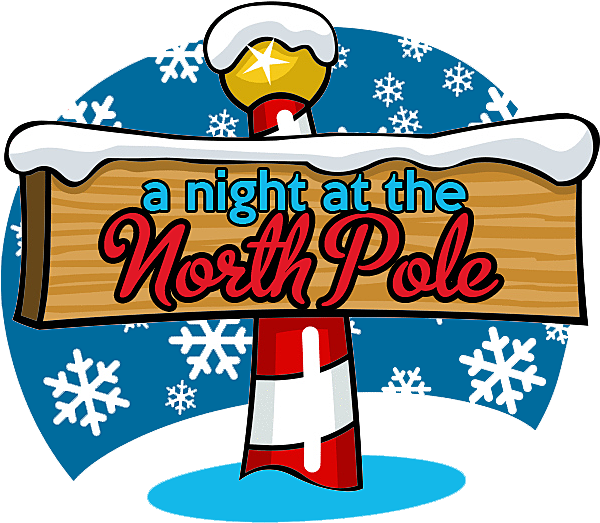 North Pole Welcome Sign (599x585), Png Download