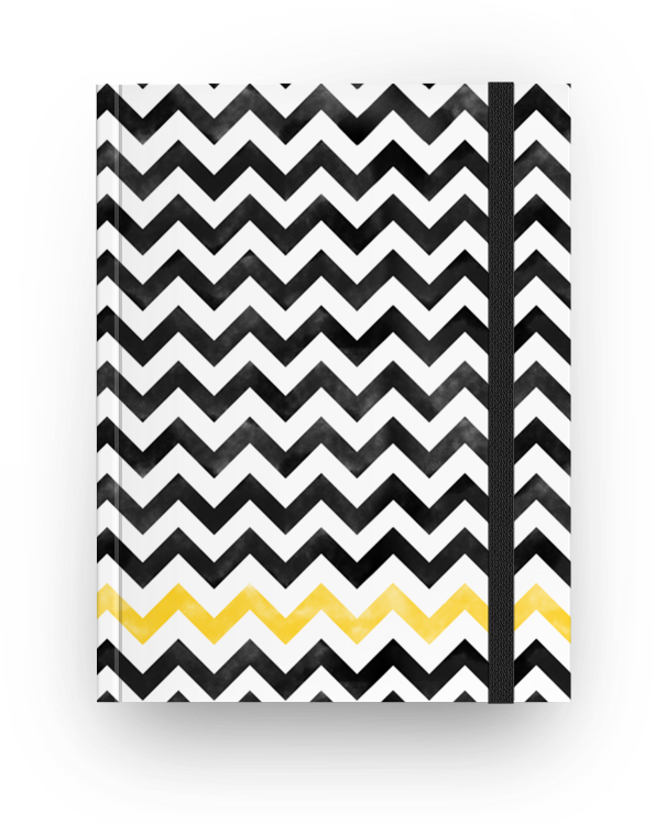 Caderno Watercolor Chevron Ii De Lorena Valimna - East Coast Changing Mat (800x800), Png Download