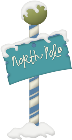 Asb Christmasjoys Elements - North Pole Signs Png (275x500), Png Download