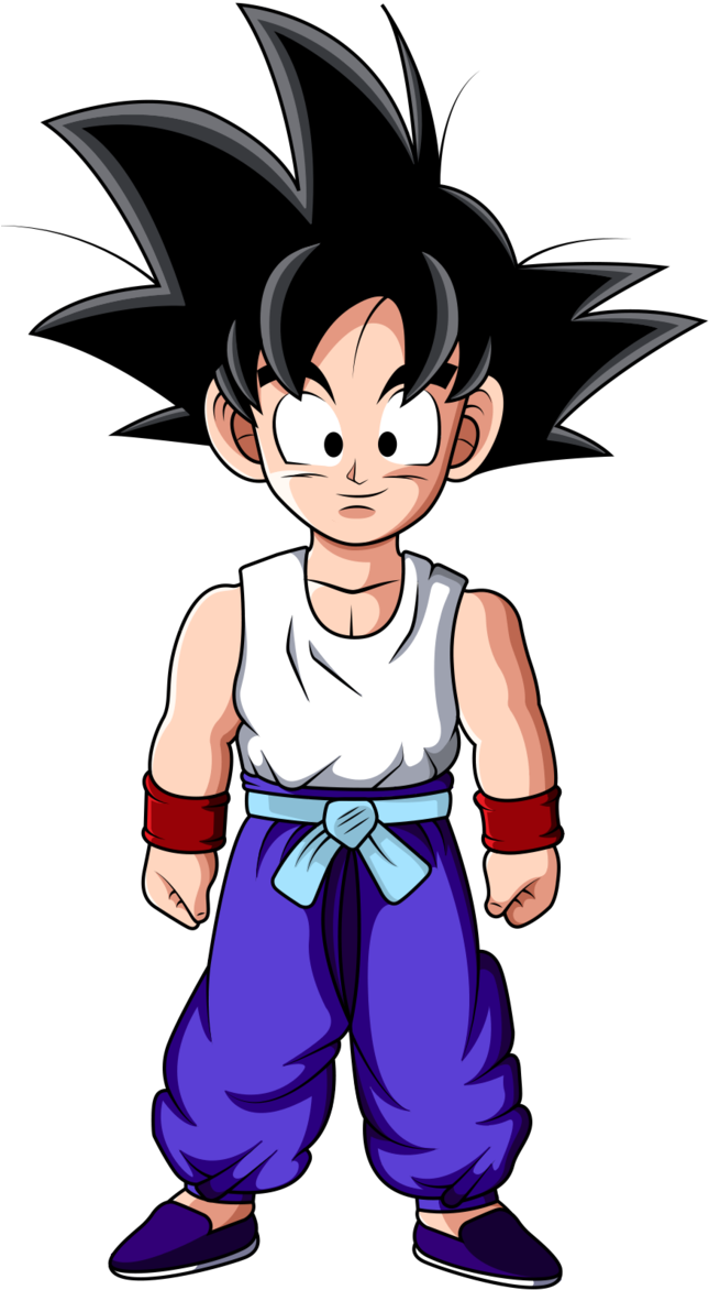 Kid Son Goku V5 Training Outfit By Ltxalex-d7pxpl3 - Son Goku Kid Png (664x1203), Png Download