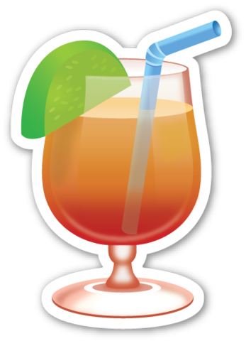 Download Tropical Drink Emoji Tumblr Png Emoji Emoticons Smileys Tropical Drink Emoji Png Png Image With No Background Pngkey Com