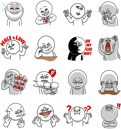 Previous - Moon Funny Face Part1 (420x448), Png Download