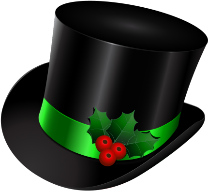 Top Hat With Holly Png Dixie Allan Hbmqht Clipart - Top Hat With Holly (640x645), Png Download