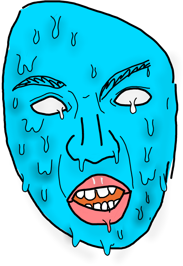 Маска Лицо Рисунок Глаза Grime Grimeart Art - Grime Art Face Png (1024x1024), Png Download