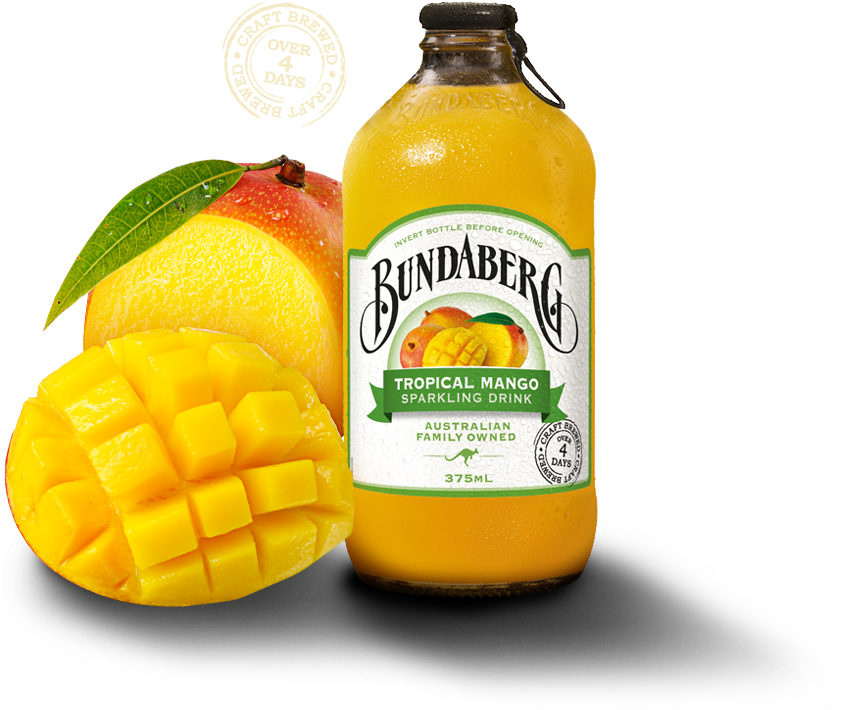 Bundaberg Brewed Drinks Tropical Mango (1100x900), Png Download