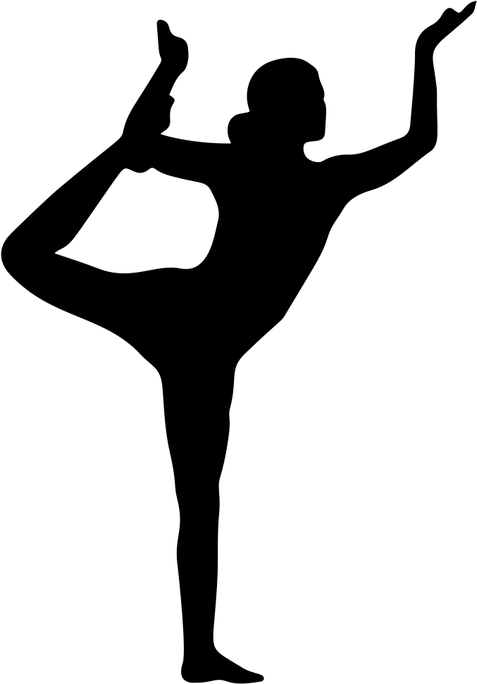 Yoga Exercise Computer Icons Asana Physical Fitness - Yoga Pose Silhouette Png (522x750), Png Download