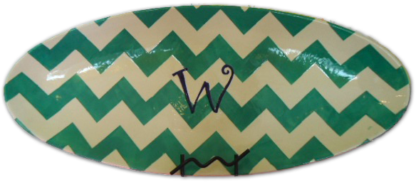 Chevron Platter - Construction Paper (628x283), Png Download