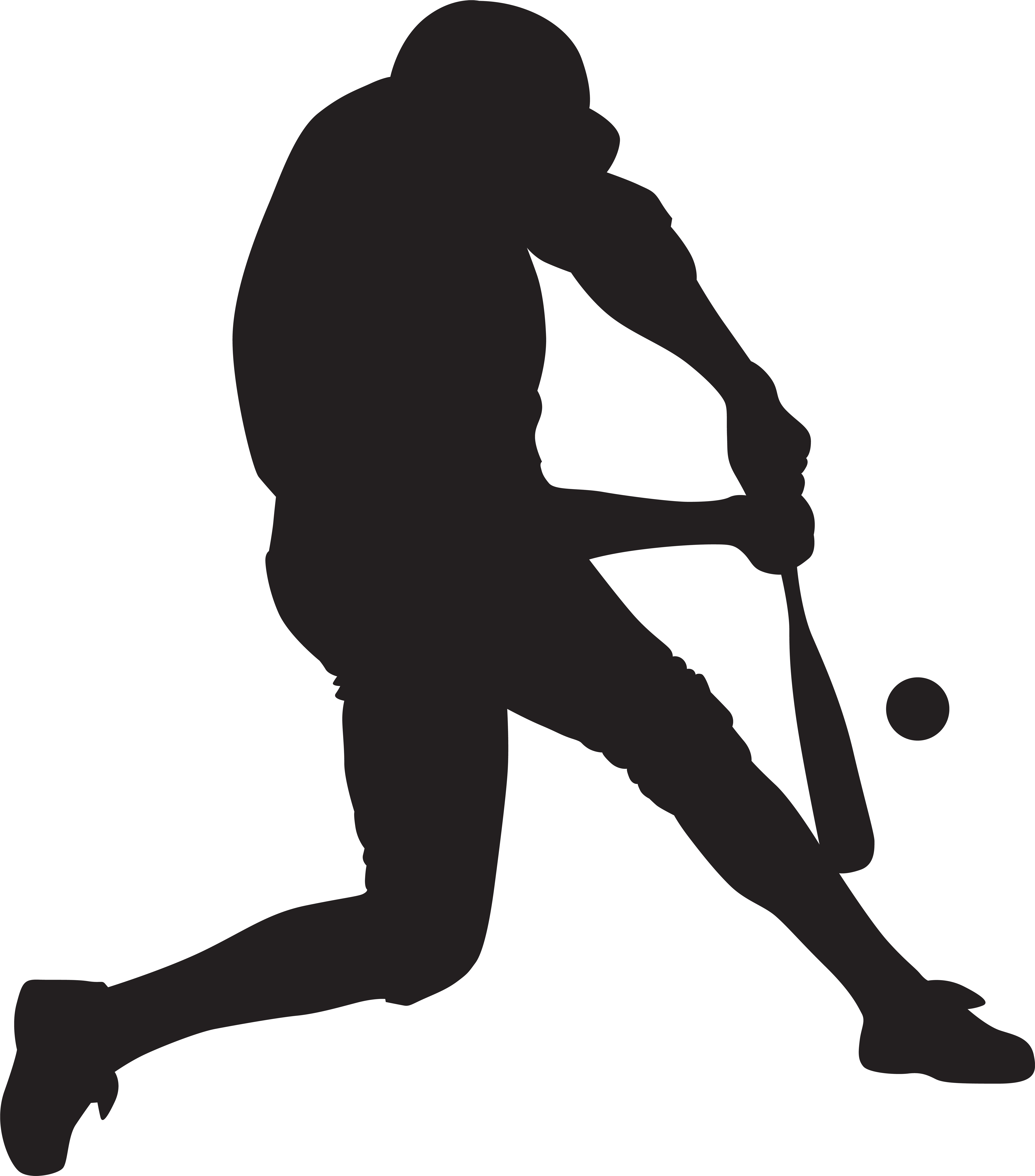 Fitness Silhouette Png (7042x8000), Png Download