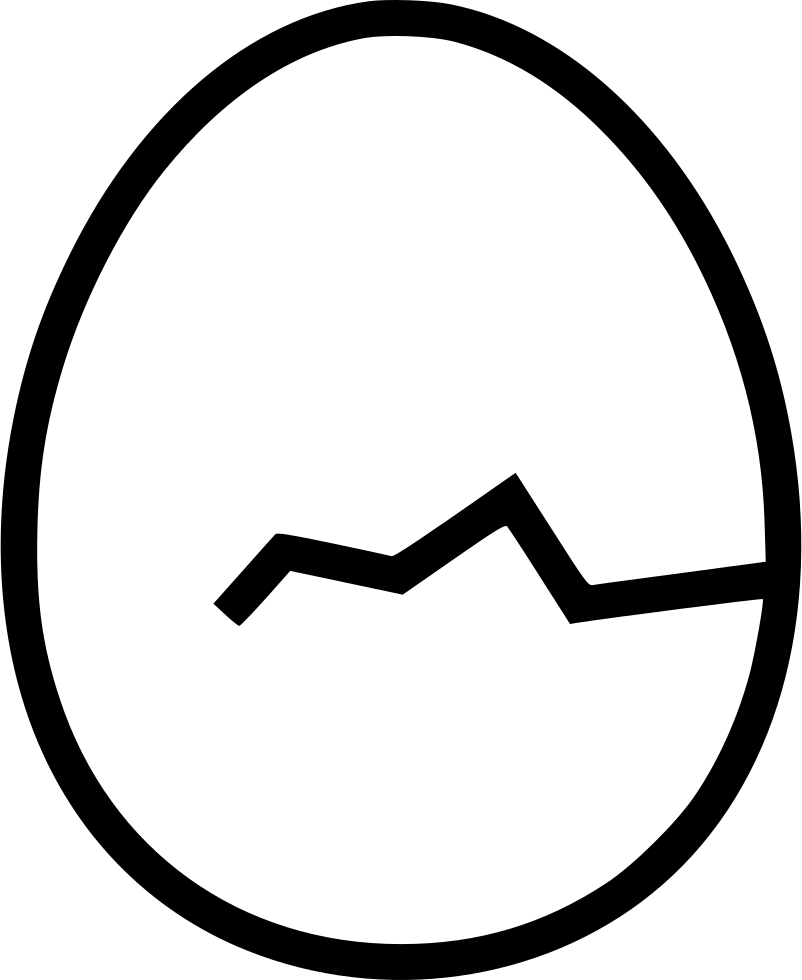 Cracked Egg - - Portable Network Graphics (802x980), Png Download