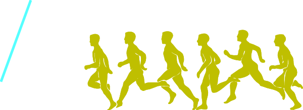 Jogging - Joggen Clip Art (600x219), Png Download
