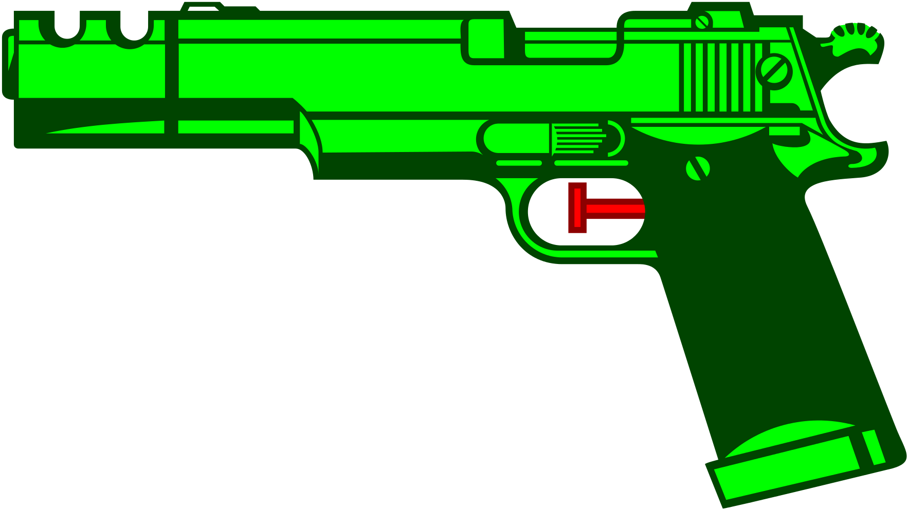 Gun Svg - Gun Clip Art (2000x1122), Png Download