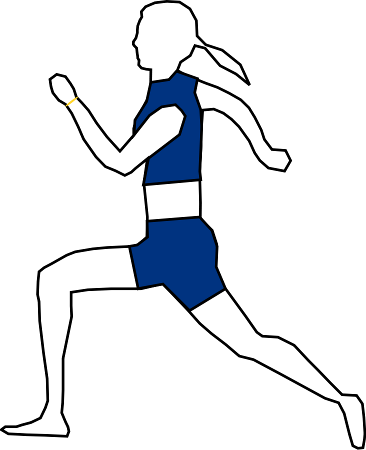 How To Set Use Woman Jogging Icon Png (732x900), Png Download