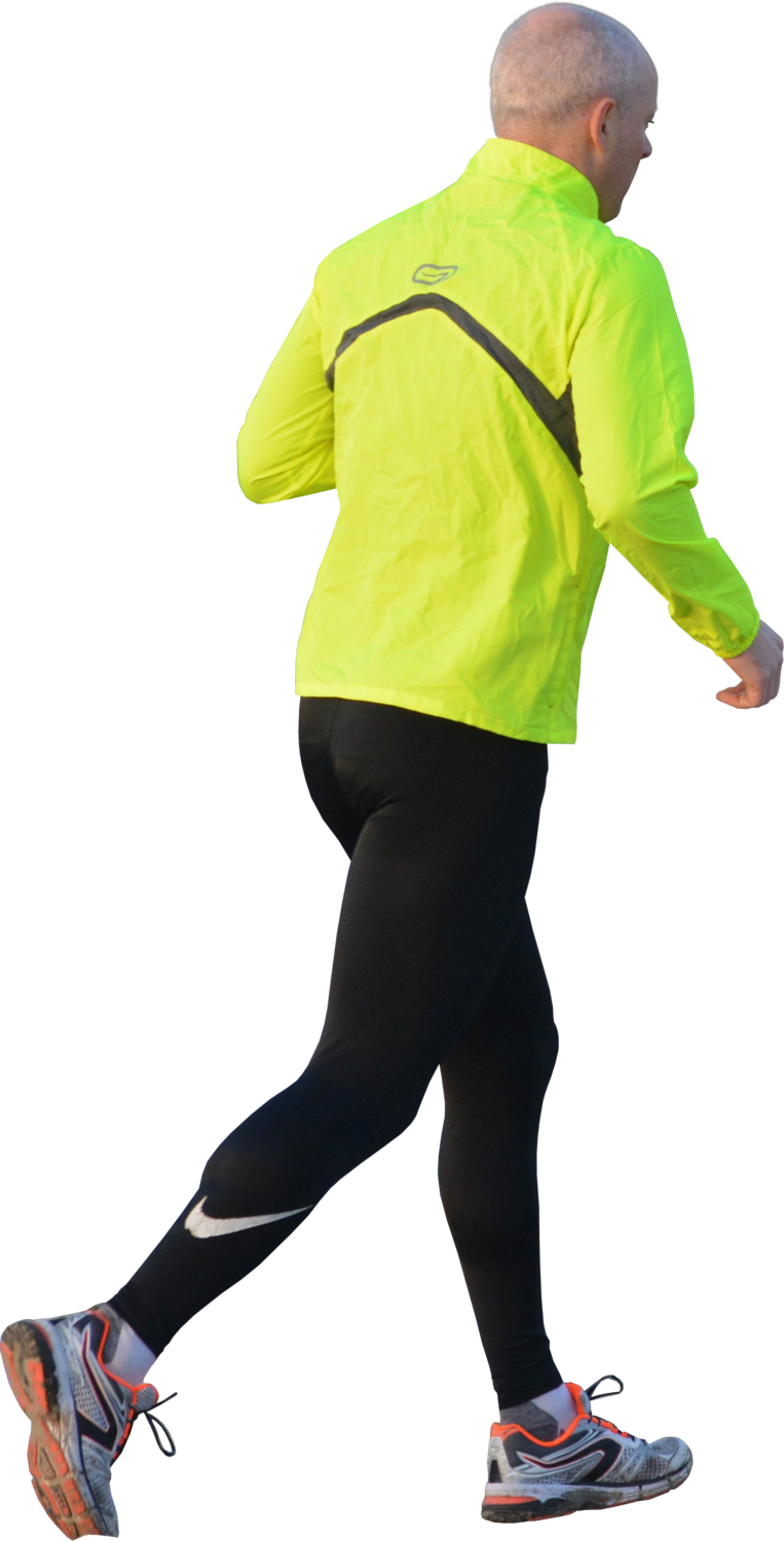 Oldmanjogging - Sports Man Walking Png (763x1500), Png Download