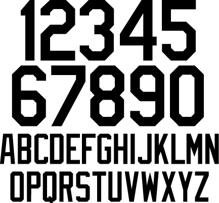 Mlb-block - " - Mlb Jersey Font (433x403), Png Download