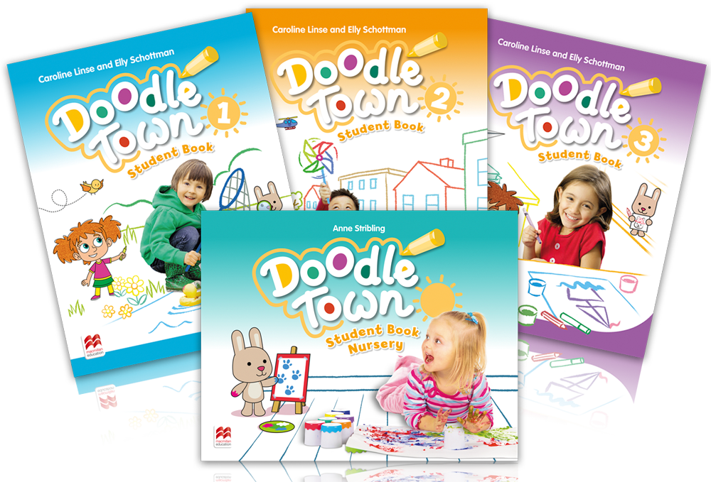 With Values At The Heart, Doodle Town Provides The - Doodle Town 1 Student's Book Pack [book] (1000x679), Png Download