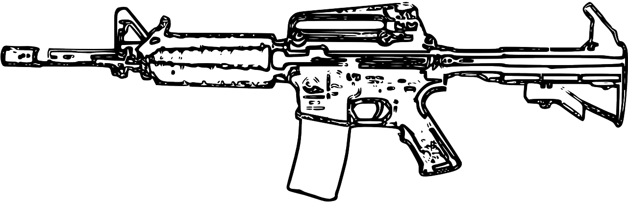 Rifle,automatic Vector Graphics - Il Male Degli Altri [book] (1280x640), Png Download