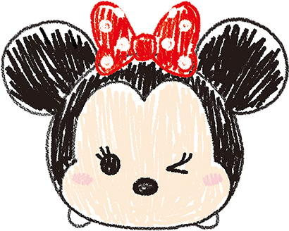 Minnie Mouse Tsum Tsum Drawing (662x374), Png Download