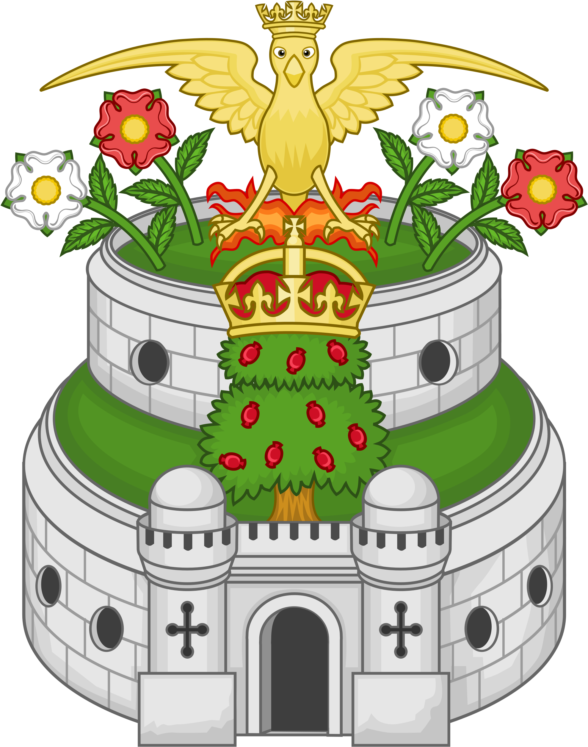 Open - Badge Of Jane Seymour (2000x2549), Png Download