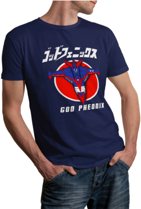 Gatchaman God Pheonix Aircraft - T-shirt (600x407), Png Download
