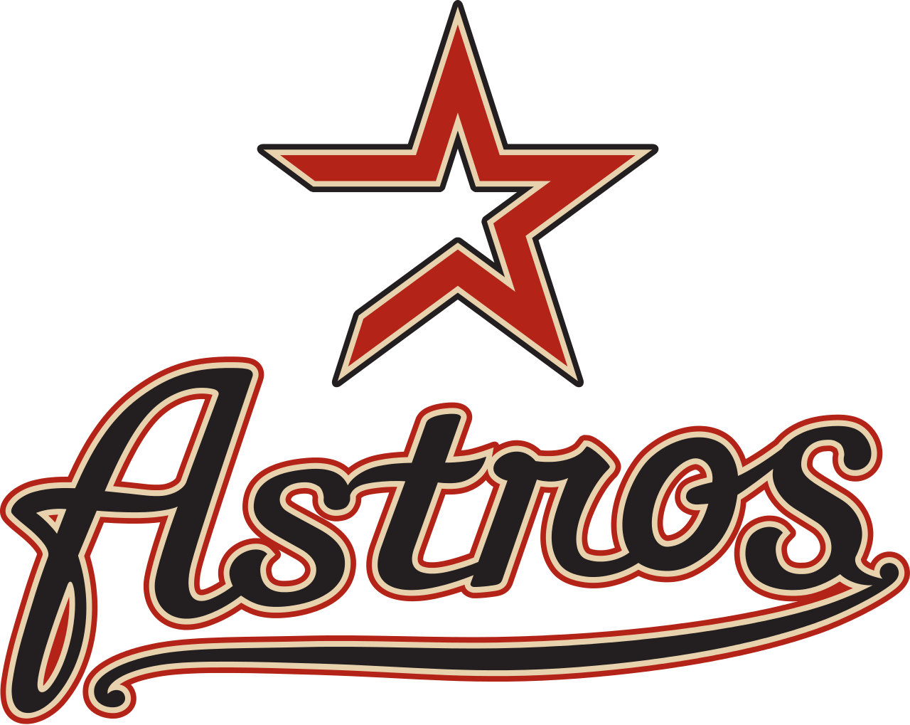Houston Astros Logo - Old Astros Logo (500x398), Png Download