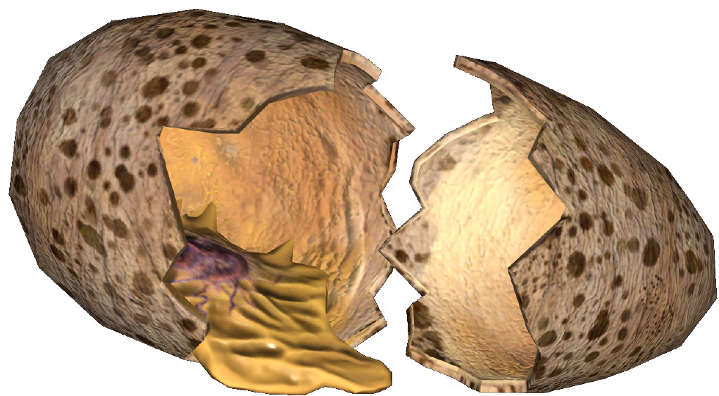 Cracked Deathclaw Egg - Turnip (1200x670), Png Download