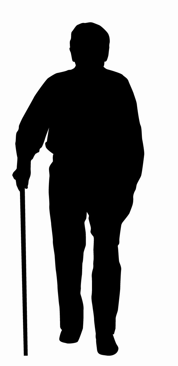 Men Silhouette Png File - Yoo.mee Led Hand Held Shower Heads By Powerful High (596x1224), Png Download