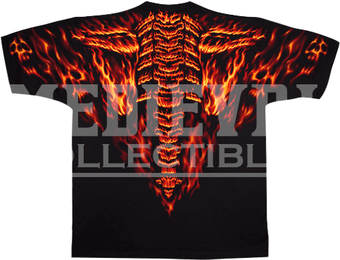 Item - Skull Inferno Shirt (482x482), Png Download