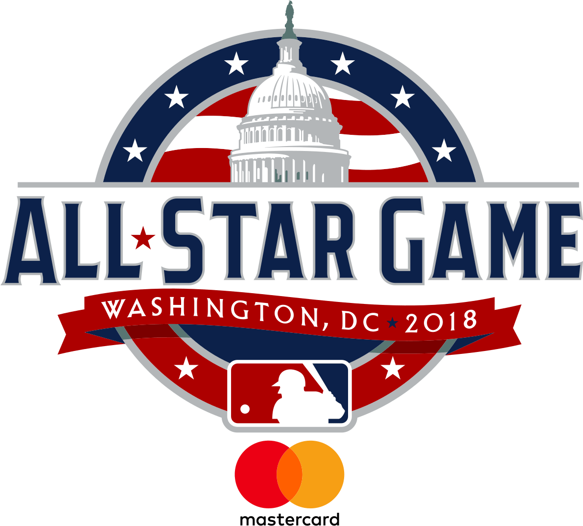 Mlb All Star Game Logo - Mlb All Star Game 2018 Logo Png (1200x1080), Png Download
