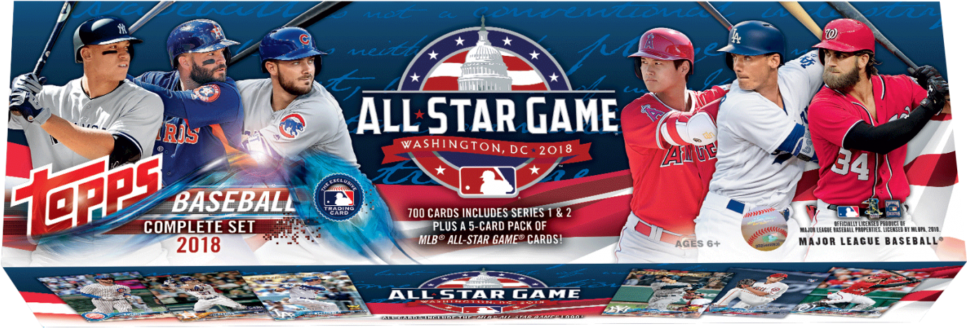 Close Zoom - 2018 Mlb Complete Set (1440x975), Png Download