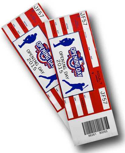 Tickets - Mlb Tickets (410x513), Png Download