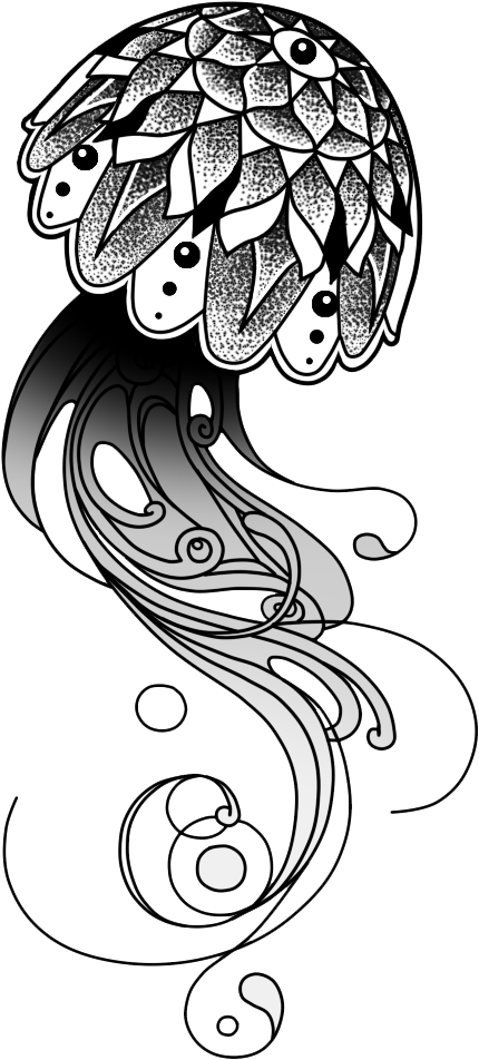 Medusa Tattoo Sketch By Nicoleenn On Deviantart Vector - Comics (612x1018), Png Download