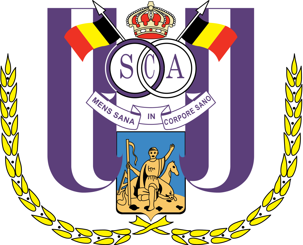 Anderlecht Club Crest - Anderlecht Logo Png (1267x1024), Png Download