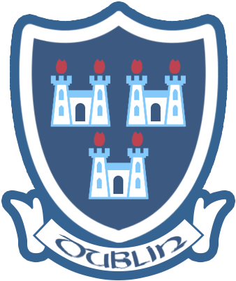 This Crest Is A Version Of The Dublin Coat Of Arms, - Old Dublin Gaa Crest (494x409), Png Download