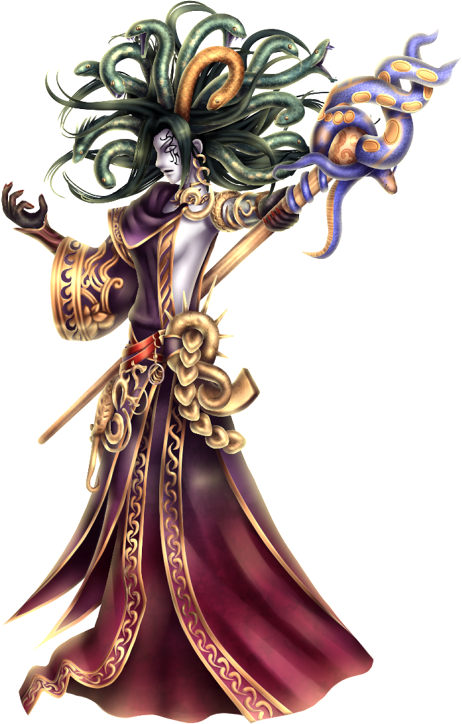 Can Anyone Find A 3d Render Of Medusa From Kid Icarus - Medusa Super Smash Brawl (462x724), Png Download