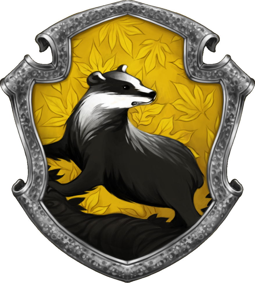 51 Hufflepuff Crest Transparent - Hufflepuff House (877x972), Png Download