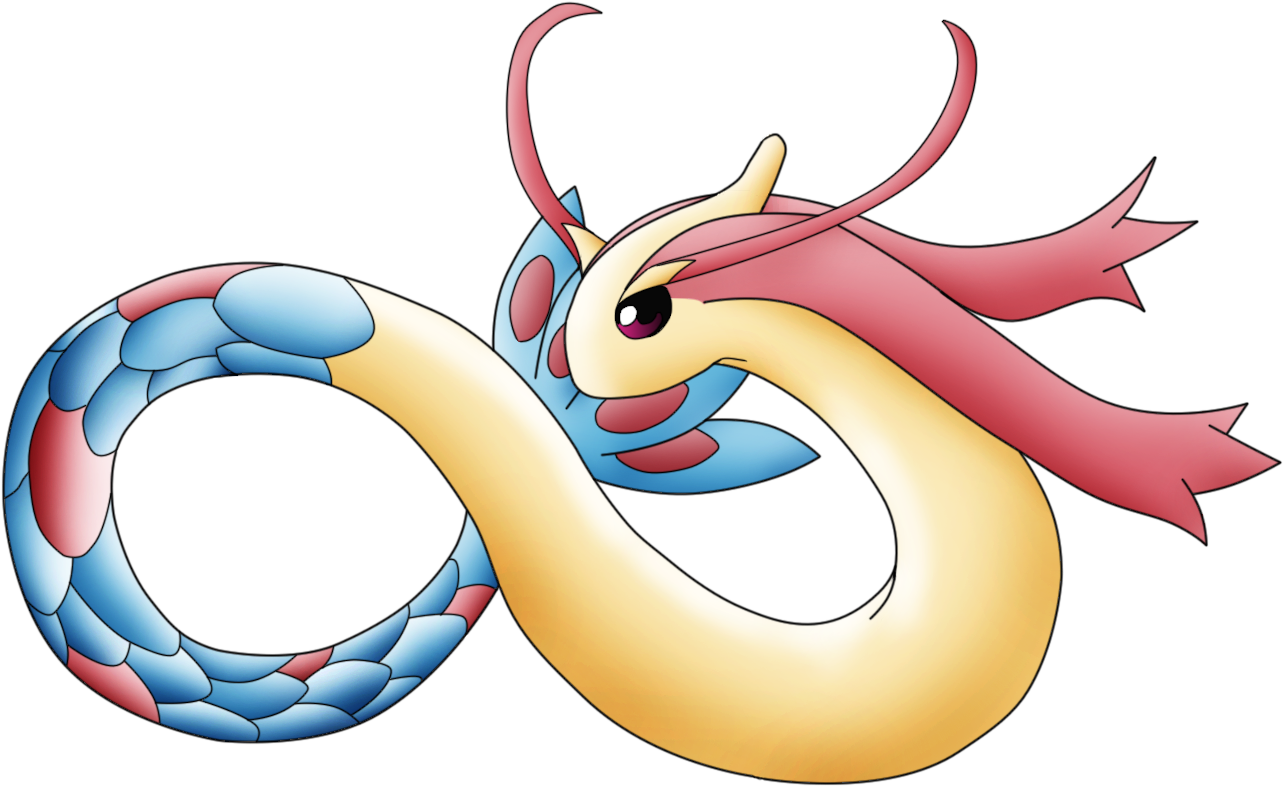 Pokemon Milotic (1409x914), Png Download