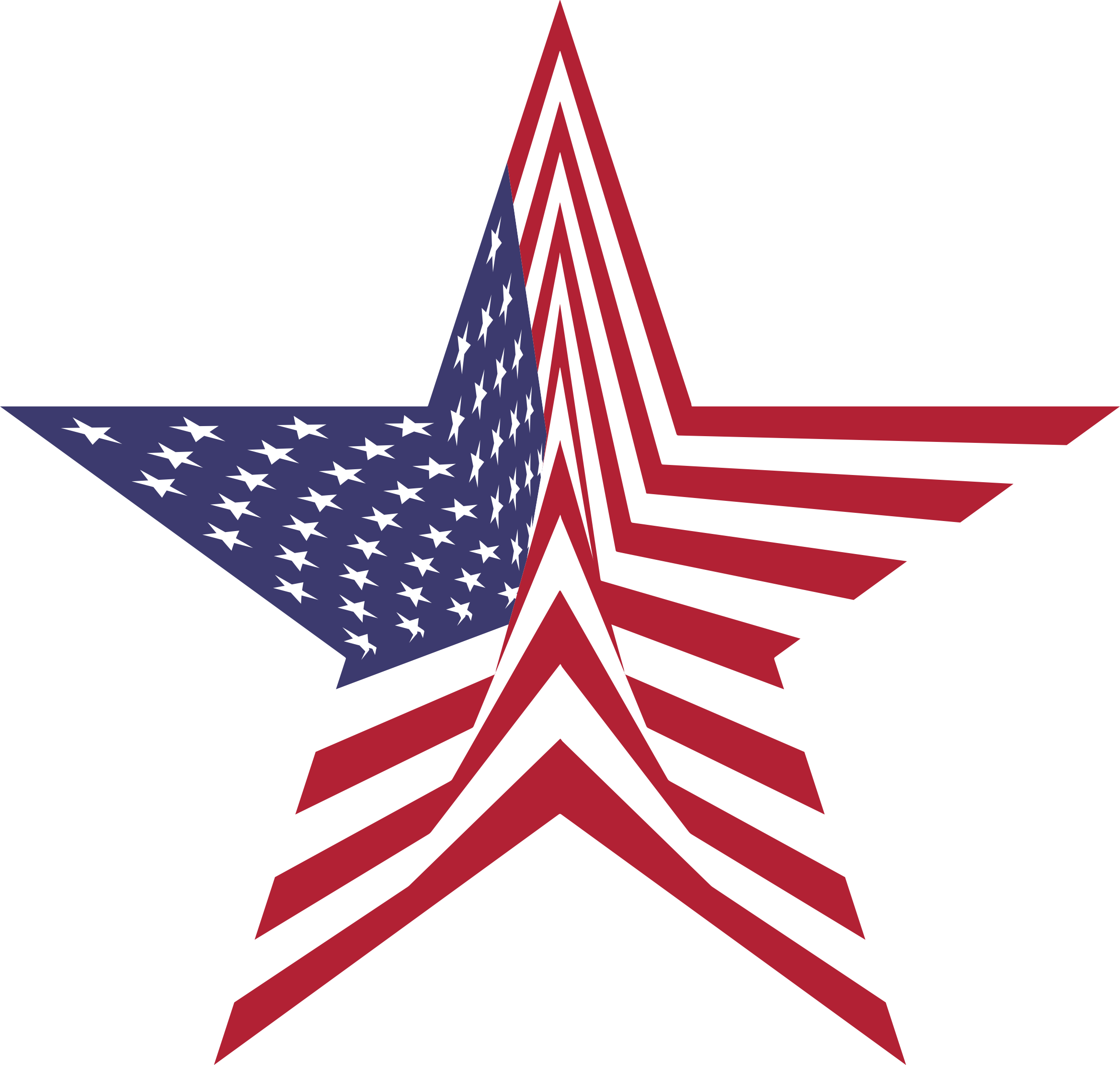 America Flag Star Picture Transparent - Flag Of The United States (2338x2222), Png Download