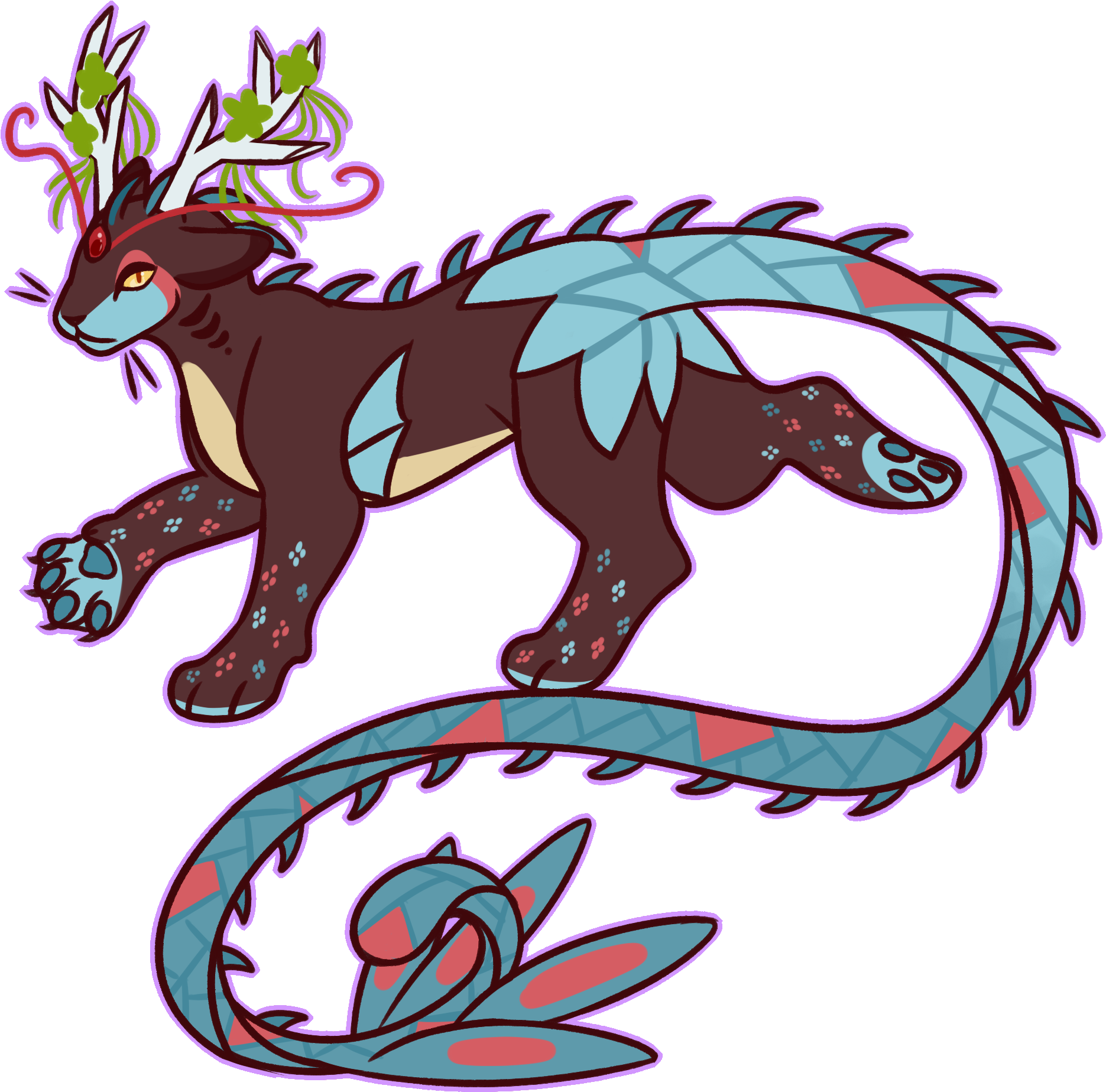 Milotic Underwater Panther - Panther (2000x1921), Png Download