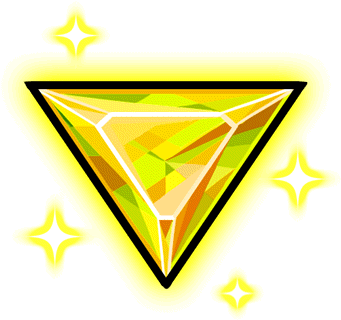Yellow Diamond - Vaporwave Triangle Png (380x380), Png Download