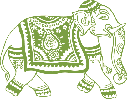 Make An Indian Feast - Elephant India Clipart Transparent (409x316), Png Download