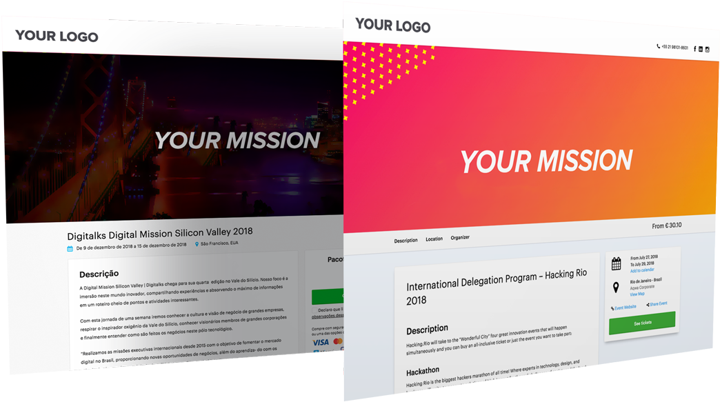 Connection55 For International Trade Missions - Online Advertising (1200x716), Png Download