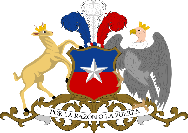 Coat Of Arms Of Chile Svg Clip Arts 600 X 427 Px (600x427), Png Download