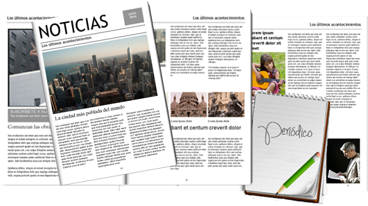 Crea Tu Propio Periódico Digital - Plantillas De Periodicos Para Editar Gratis (620x330), Png Download