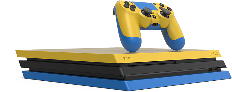 With The Playstation 4 Pro, Sony Has Introduced Console - Playstation Pro Different Colors (800x700), Png Download