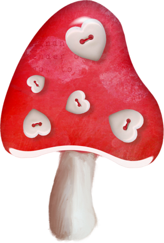 Nld Autumn Love Mushroom - Shiitake (337x500), Png Download